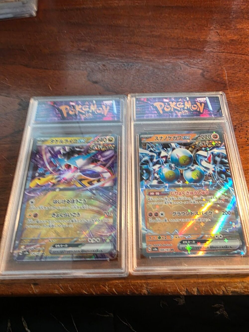 2PC JAPANESE/POKEMON TRADING CARDS SLABBED